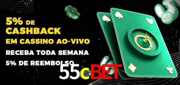 Promoções do cassino ao Vivo 55cbet